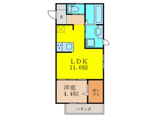 ベルメゾン池田の物件間取画像